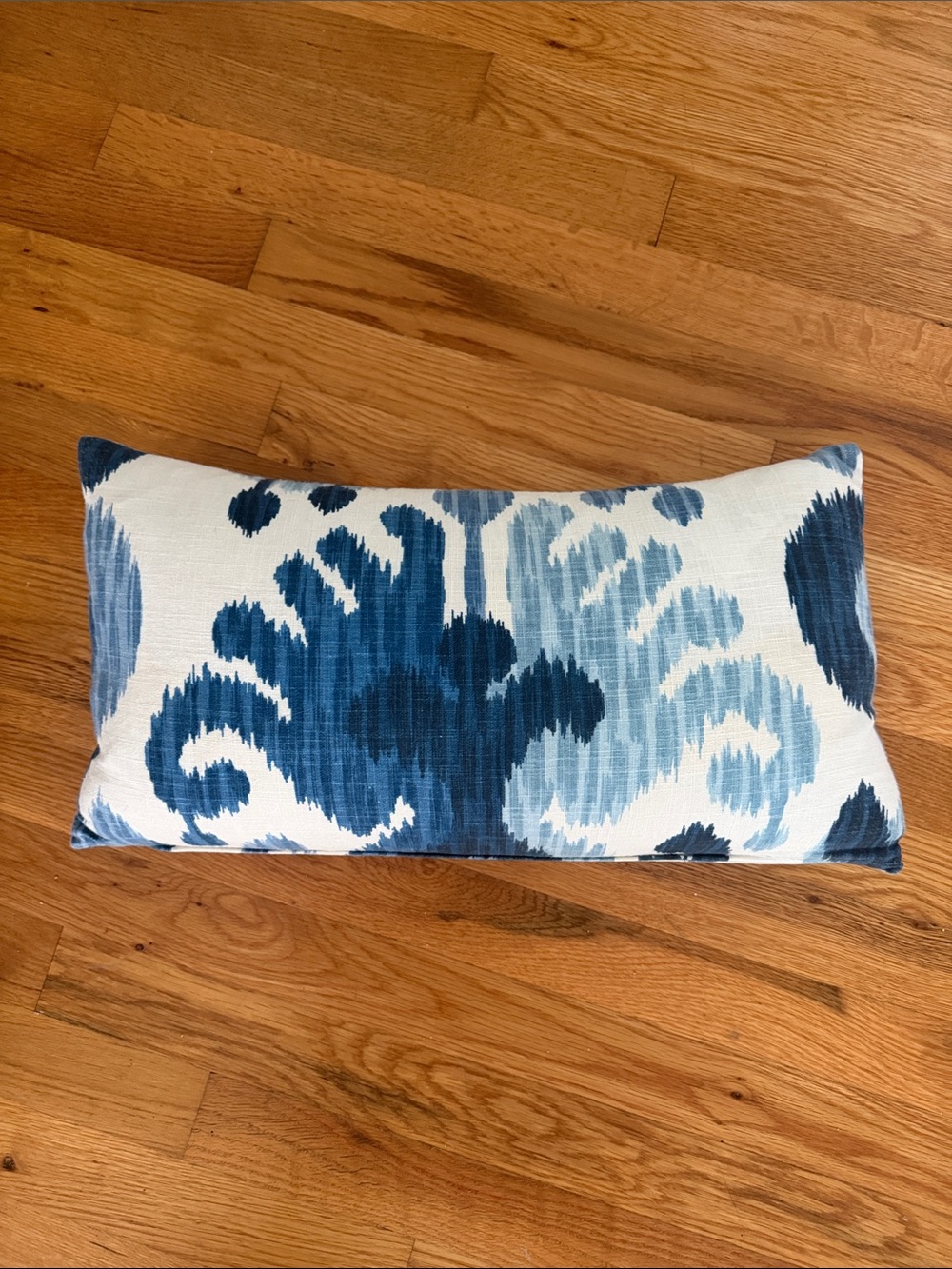 Ballard Designs Blue Ikat Lumbar Pillow by Home Accents